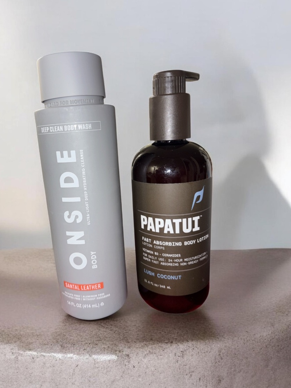 ONSIDE Body Wash & PAPATUI Body Lotion Set - Men’s Bundle